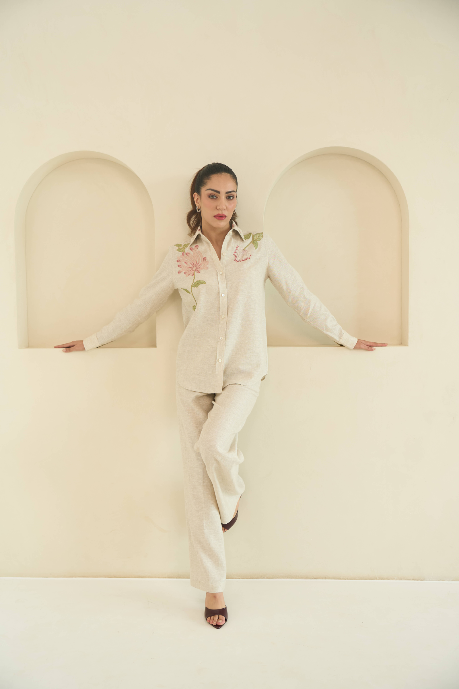 Botanical Shirt in Oat