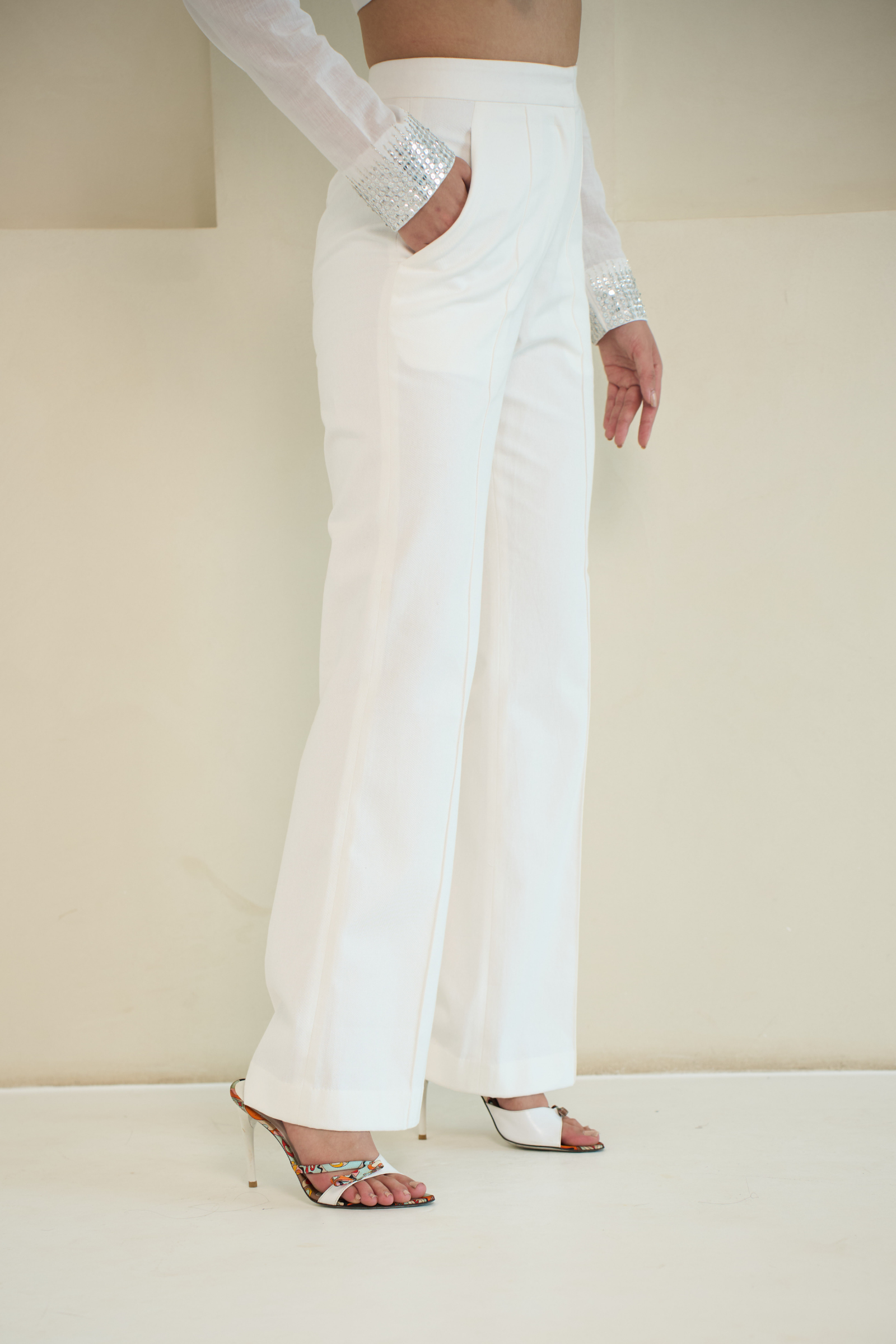 Leggy Pants in Ivory