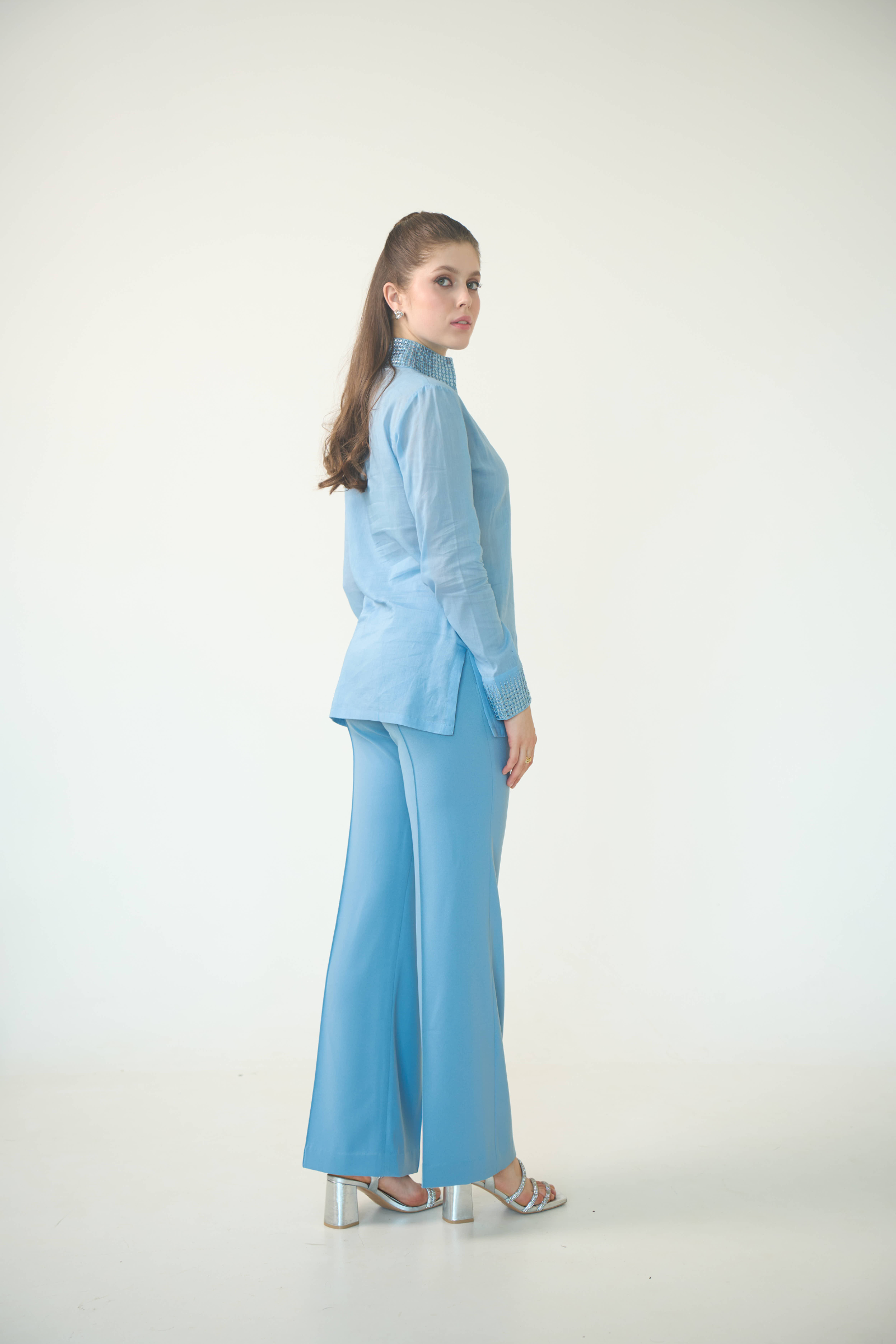 Seraphina Tunic in Cornflower Blue