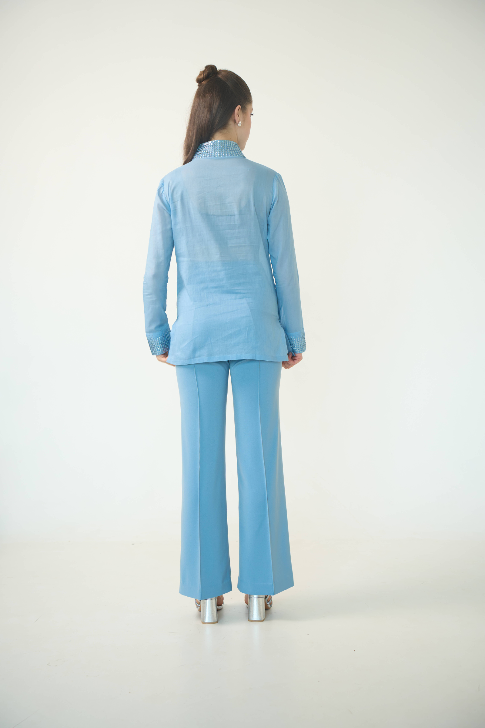 Seraphina Tunic in Cornflower Blue