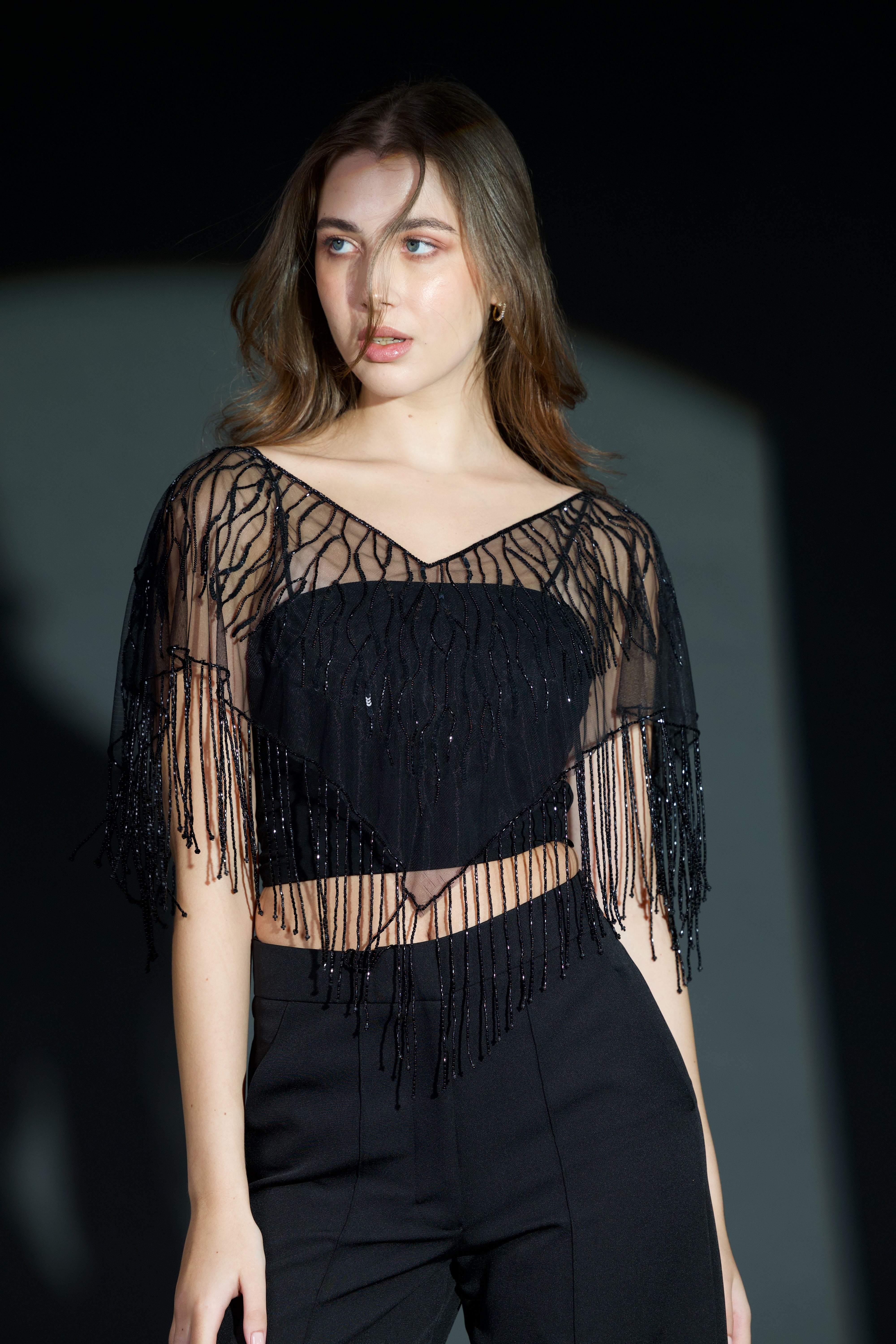 Seville Cape in Black