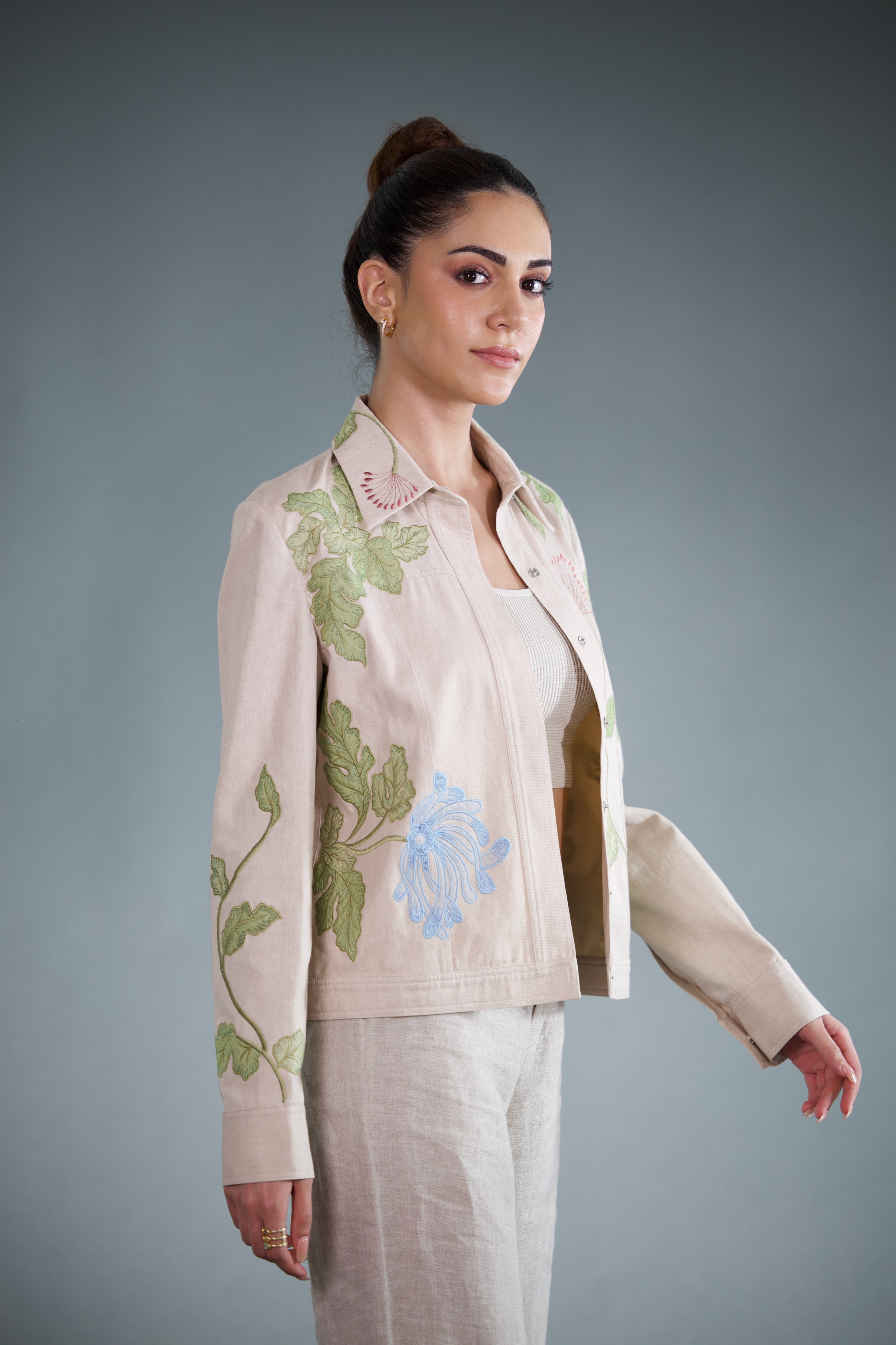 Botanical Twill Jacket