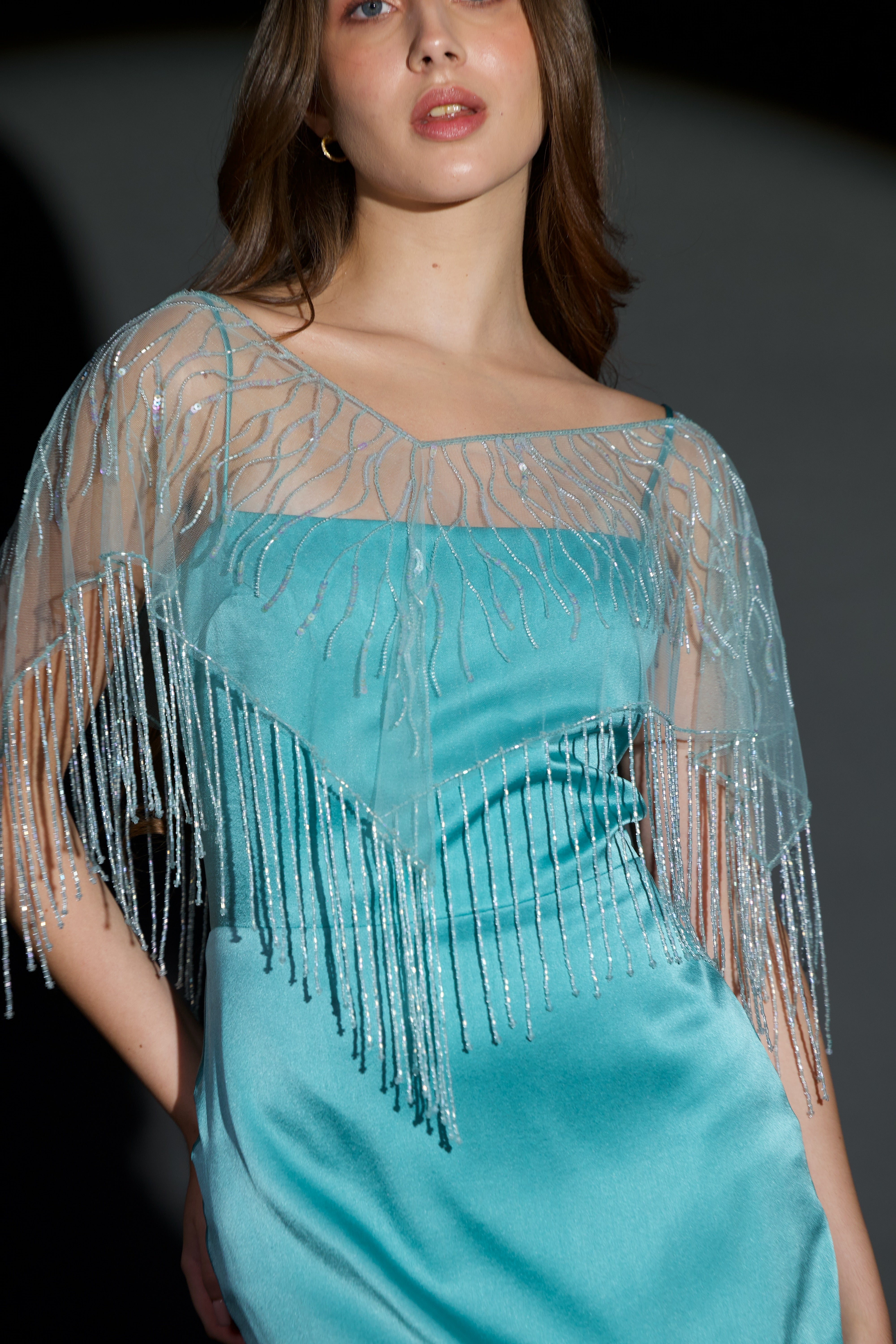 Seville Cape in Sea Foam