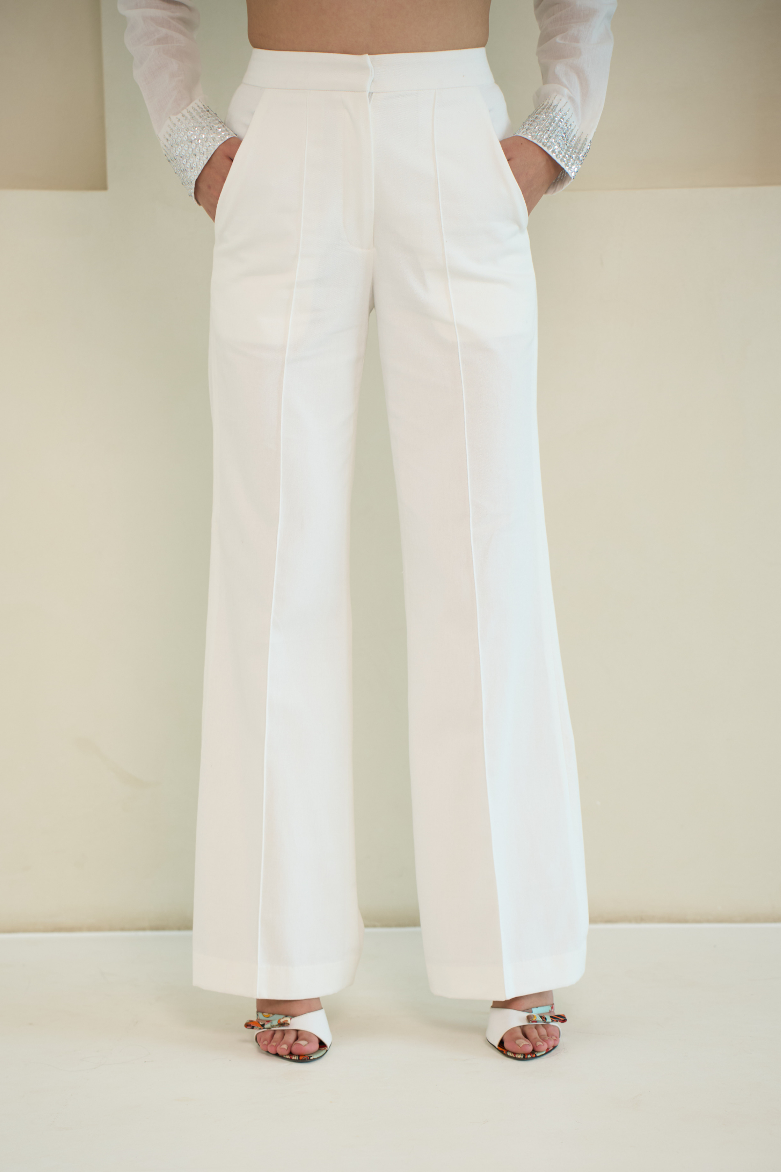 Leggy Pants in Ivory