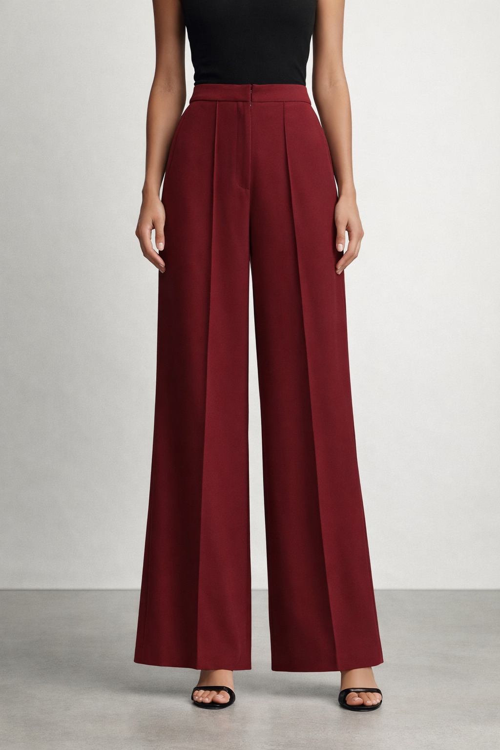 Leggy Pants in Burgundy