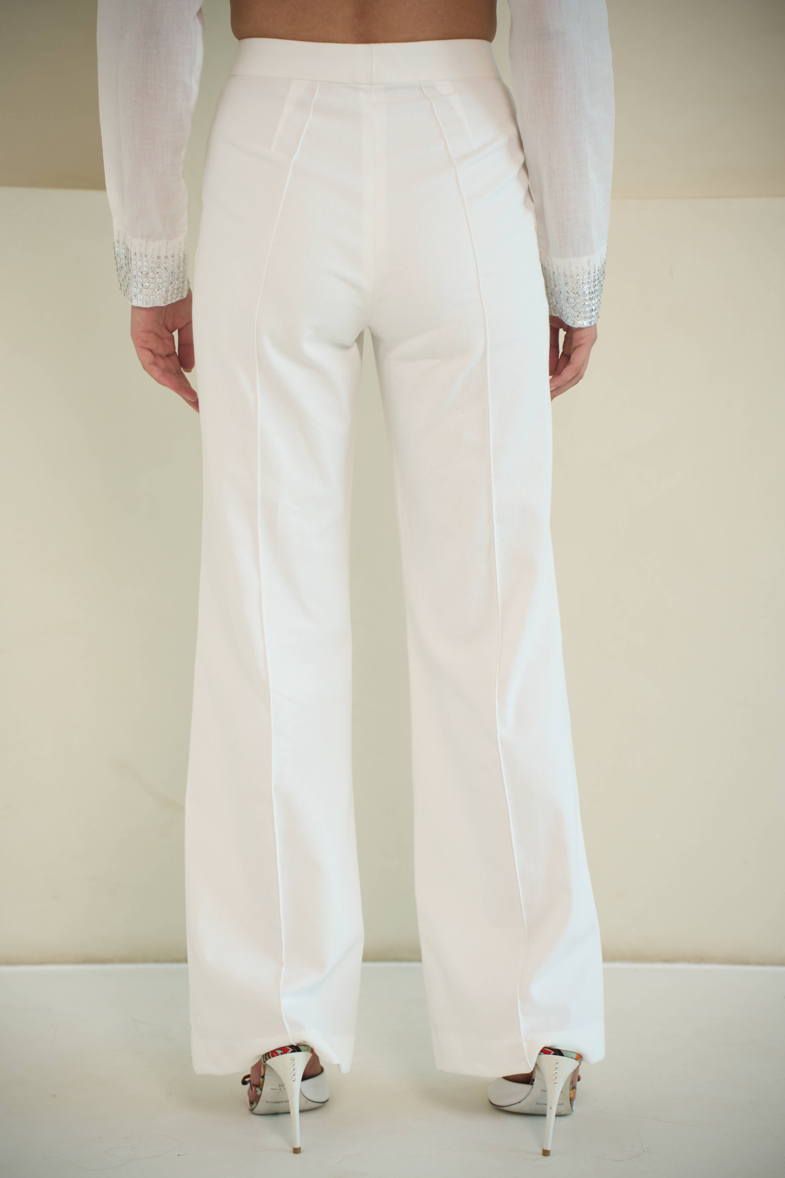 Leggy Pants in Ivory
