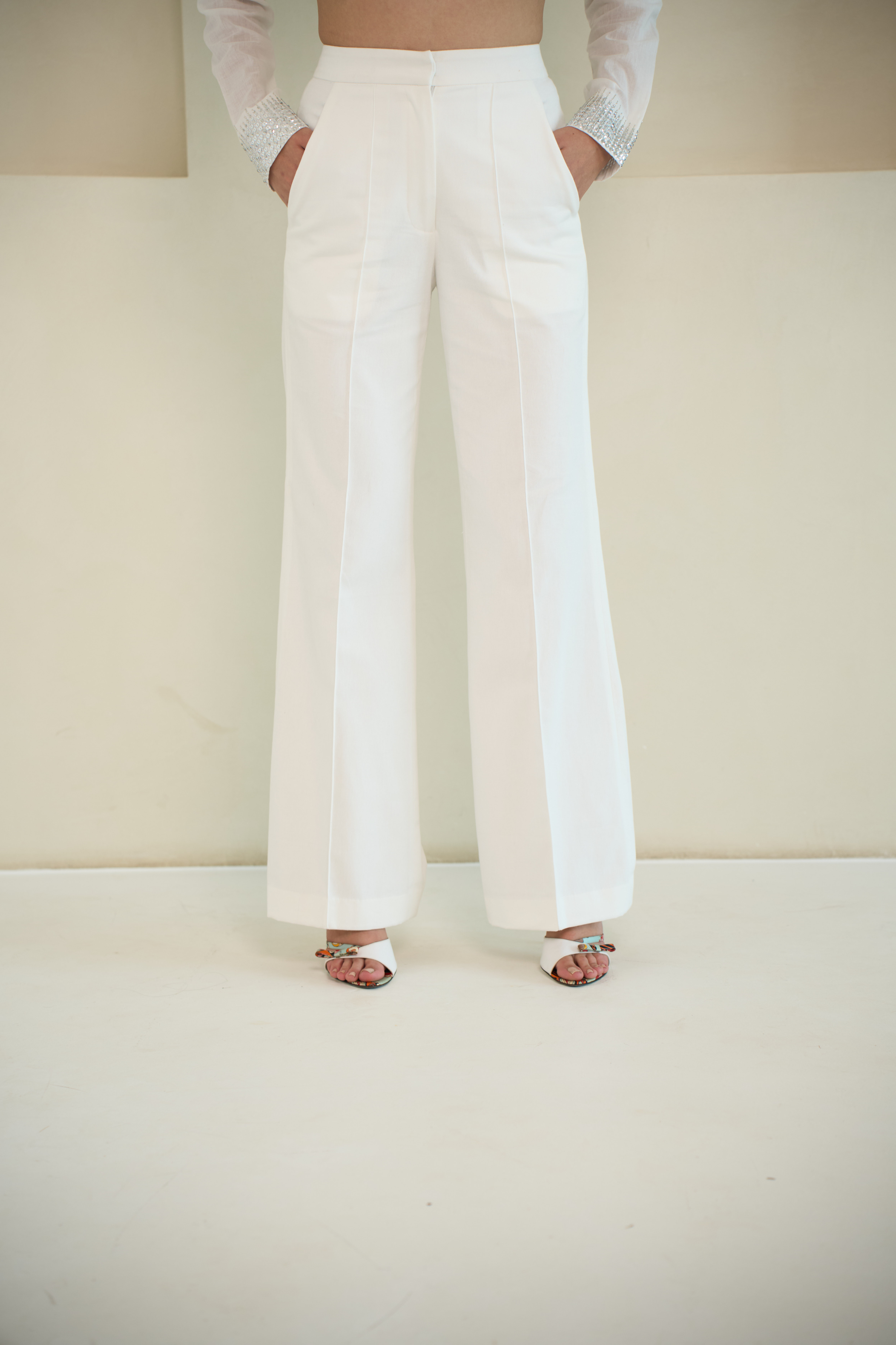Zoe Pants in Ivory