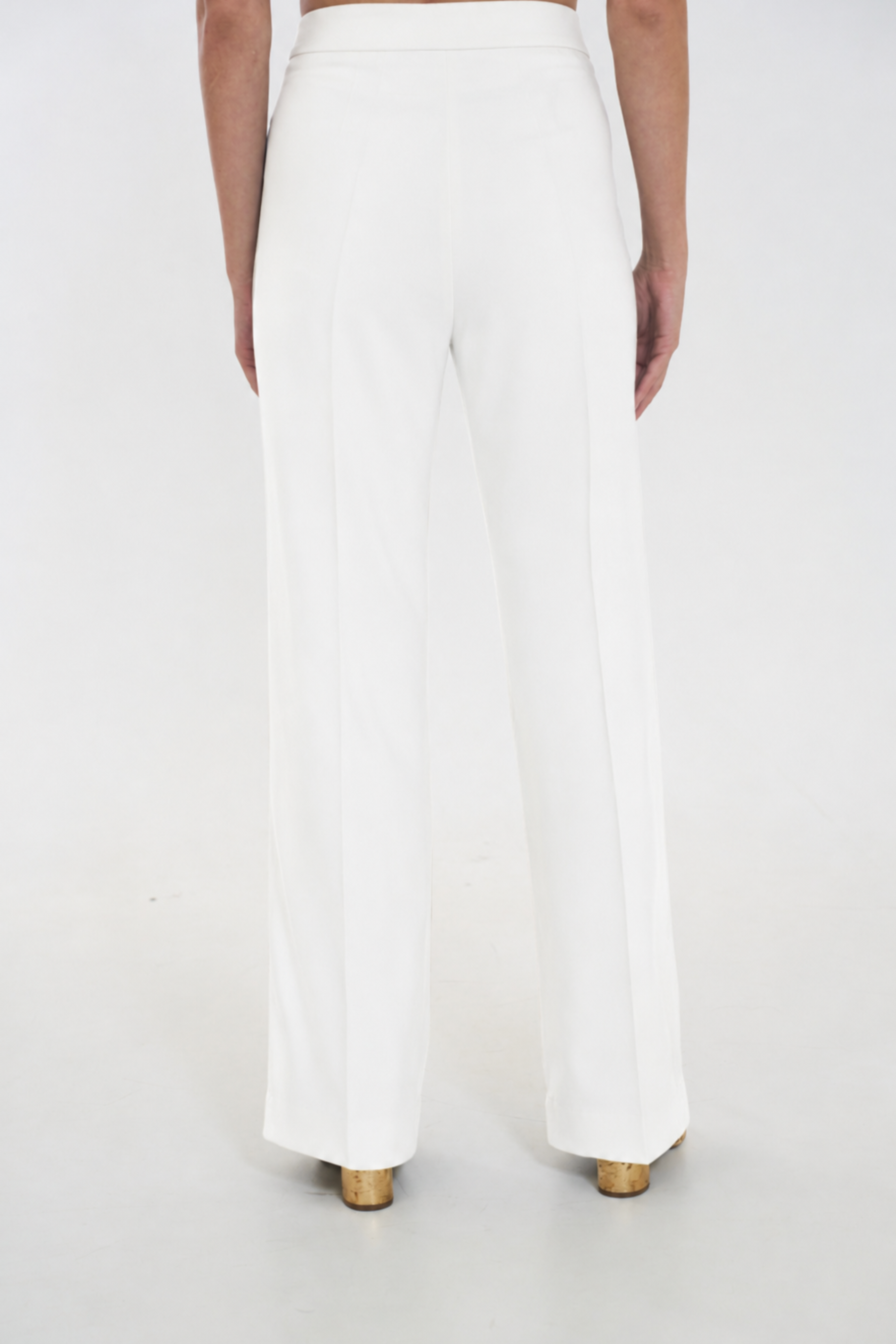 Straight Pants in Ivory