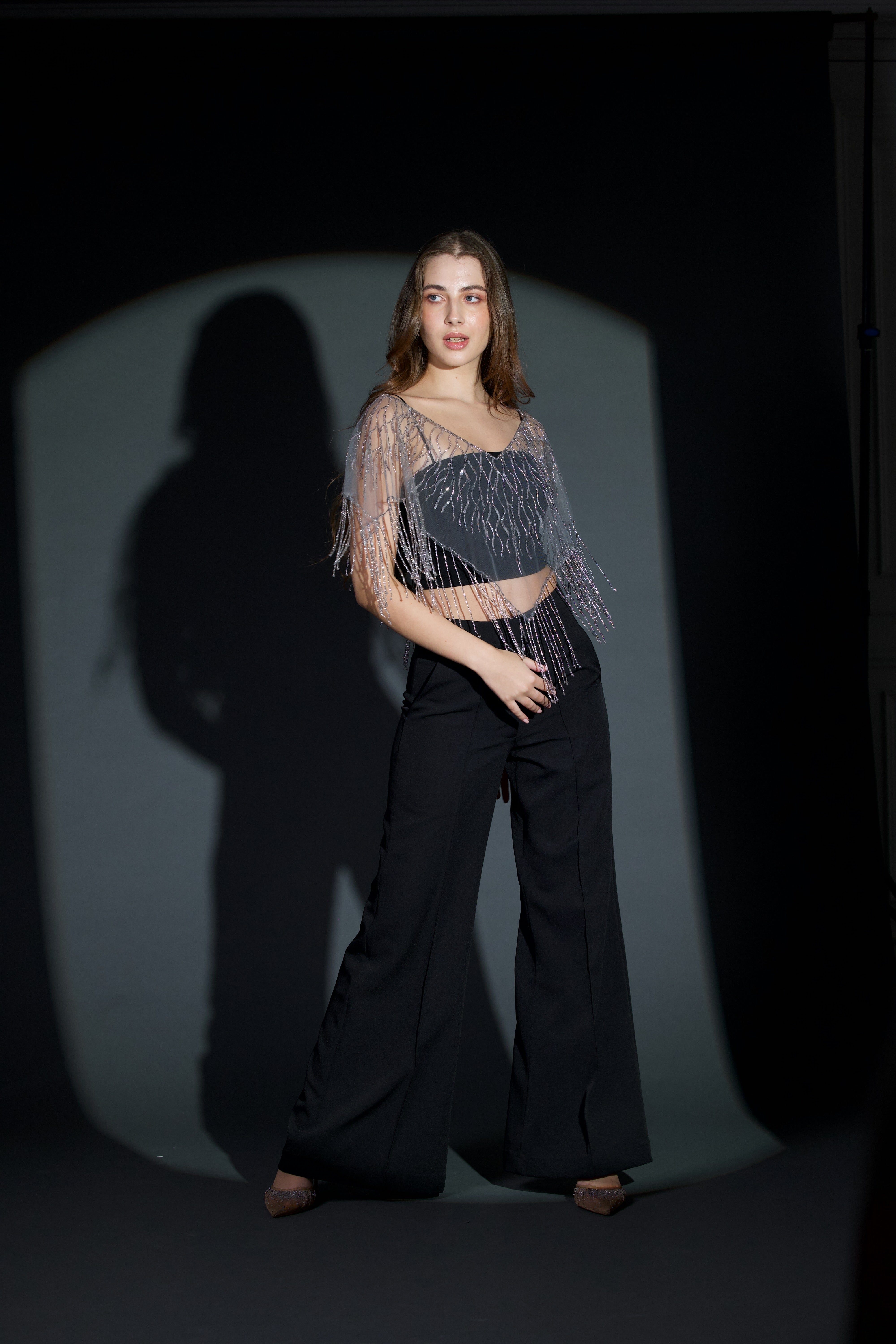 Seville Cape in Antique Silver