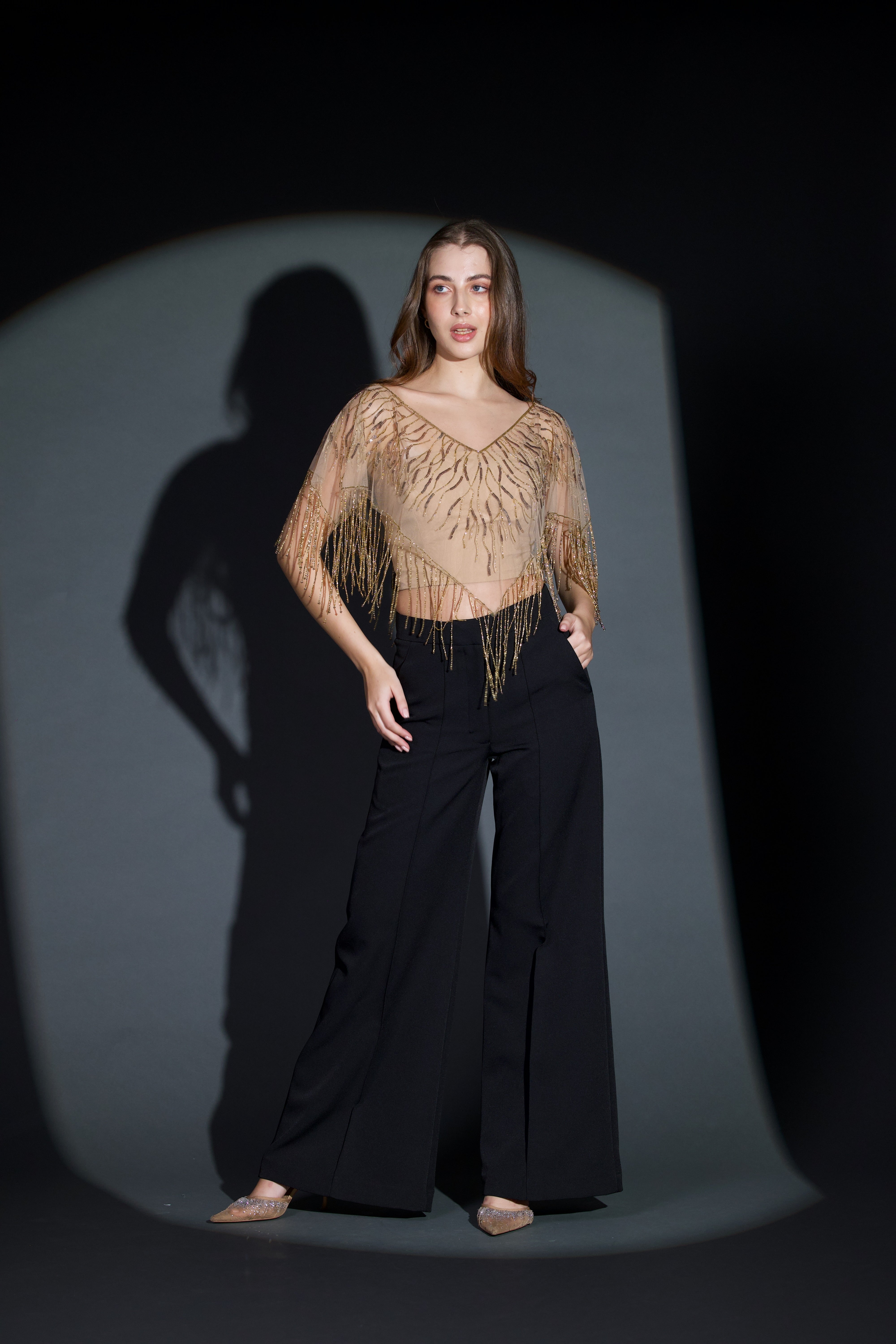 Seville Cape in Antique Gold