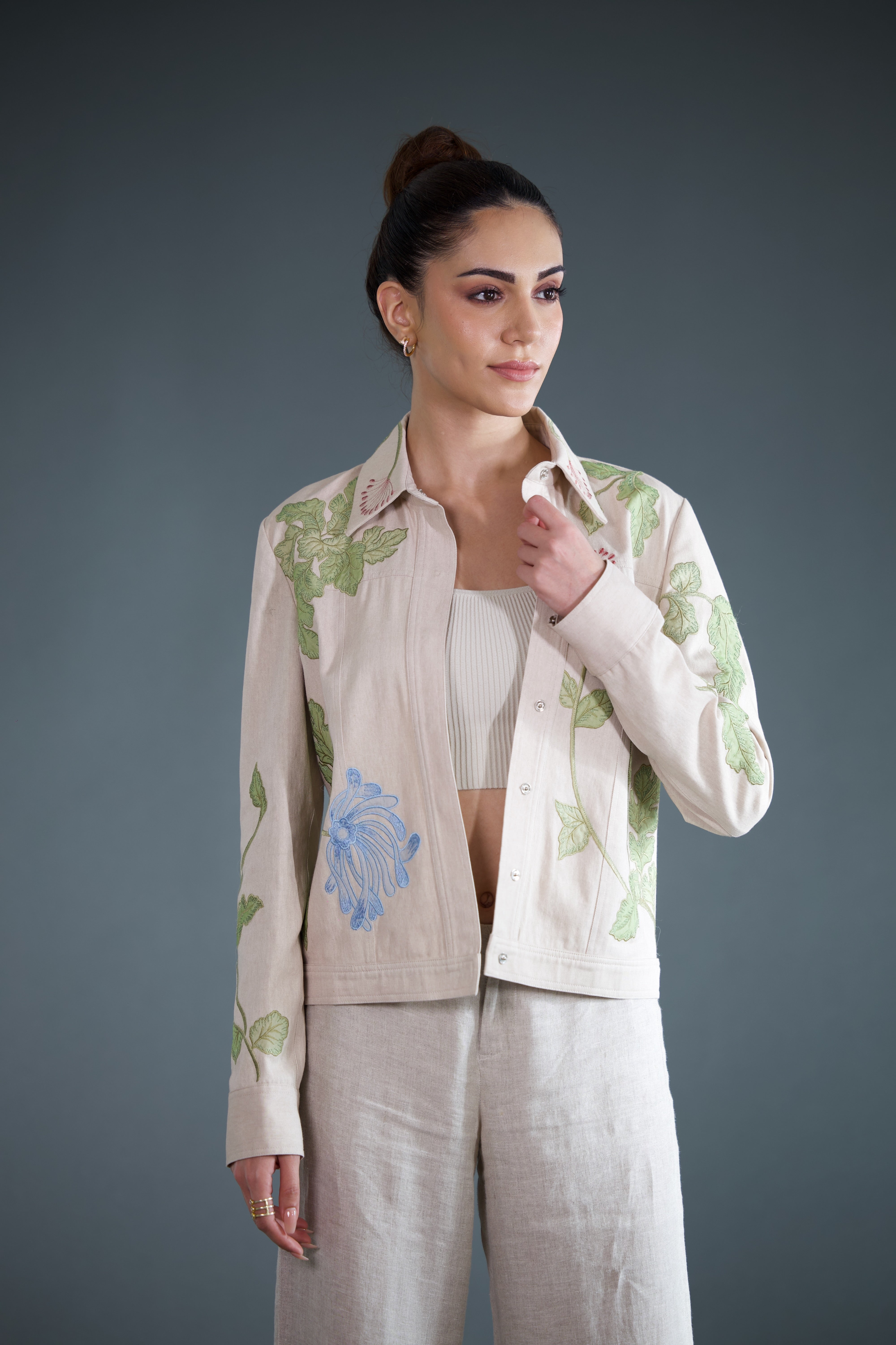 Botanical Twill Jacket