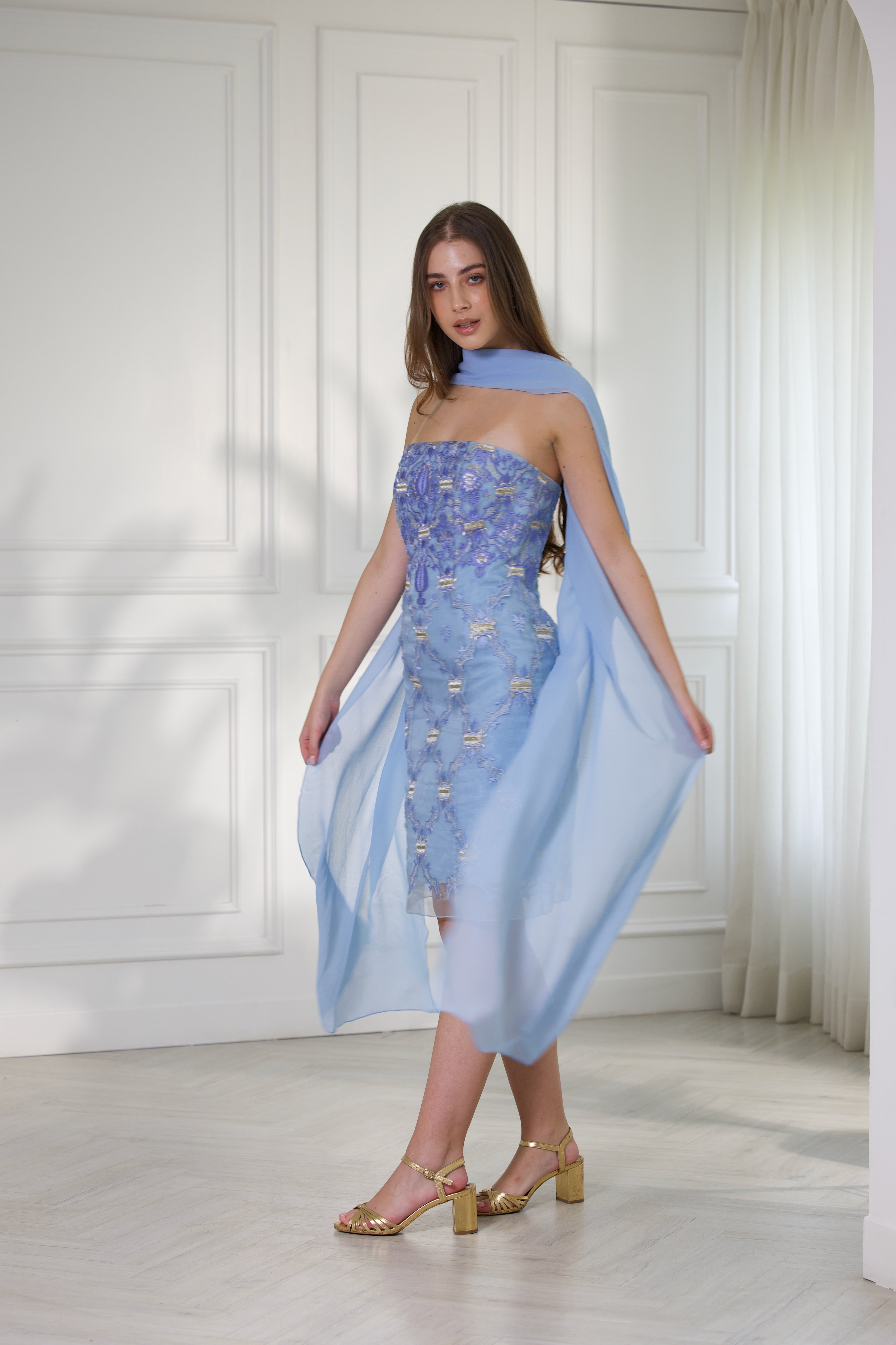 Silk Baroque Dress