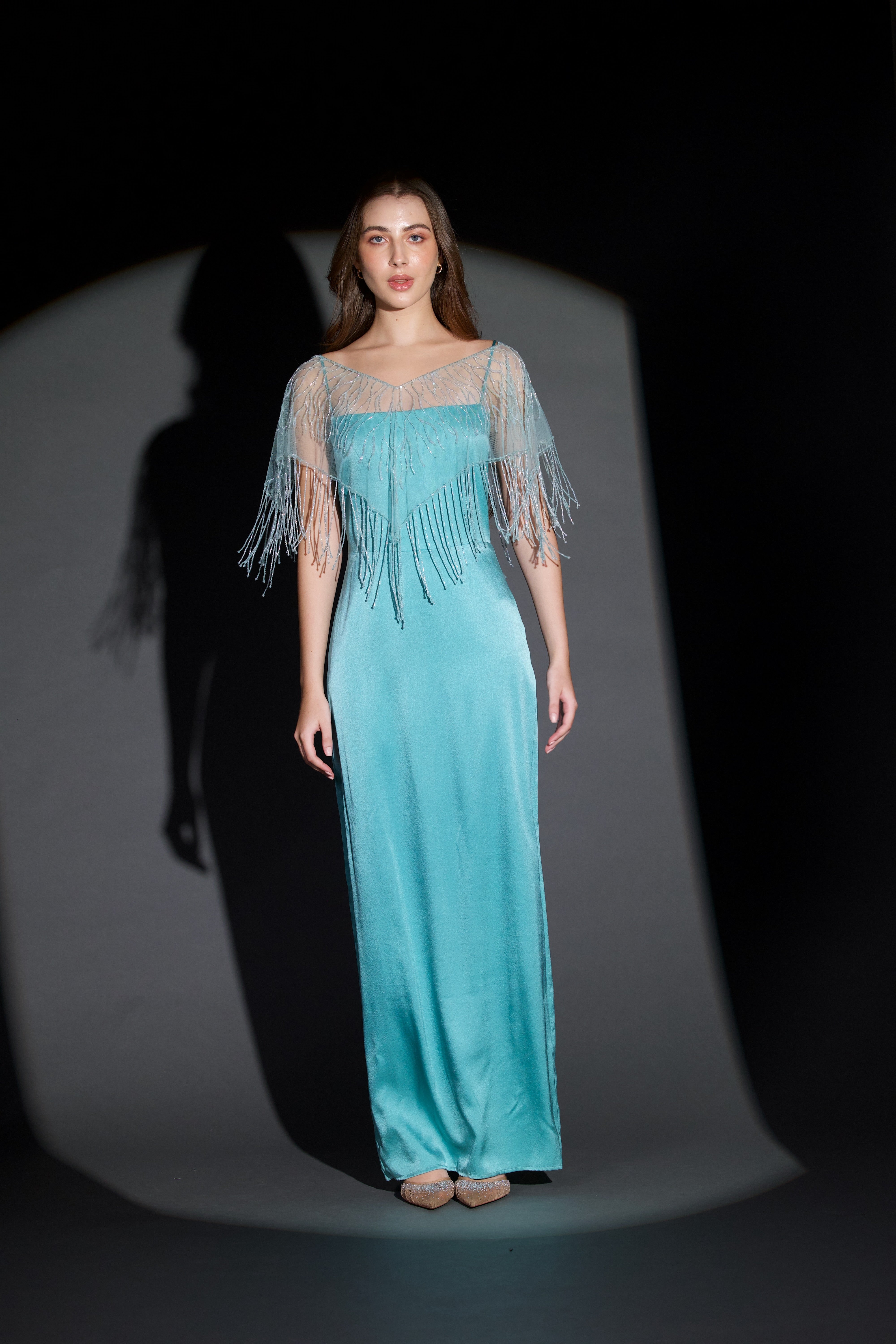Seville Cape in Sea Foam
