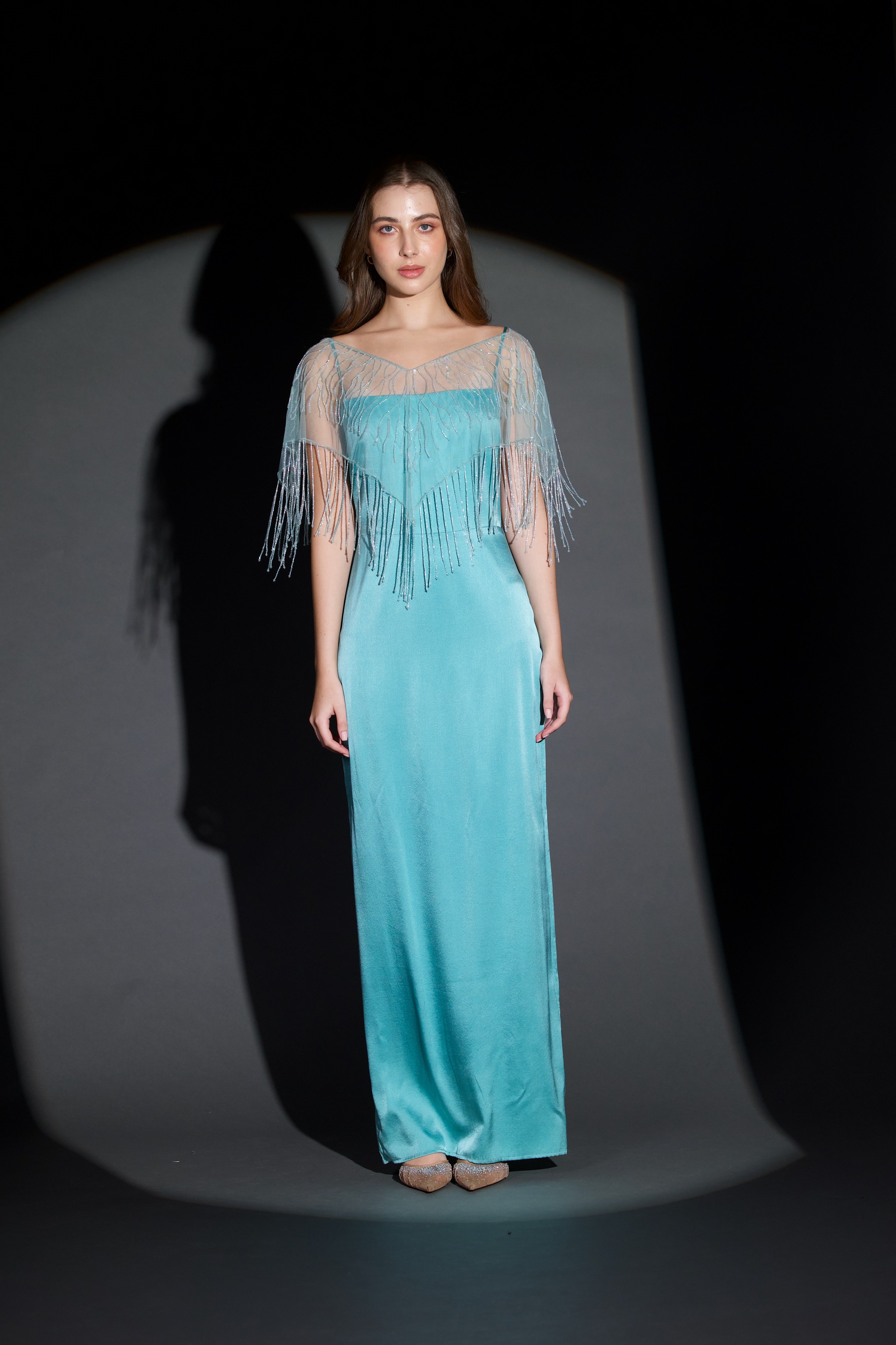 Seville Cape in Sea Foam