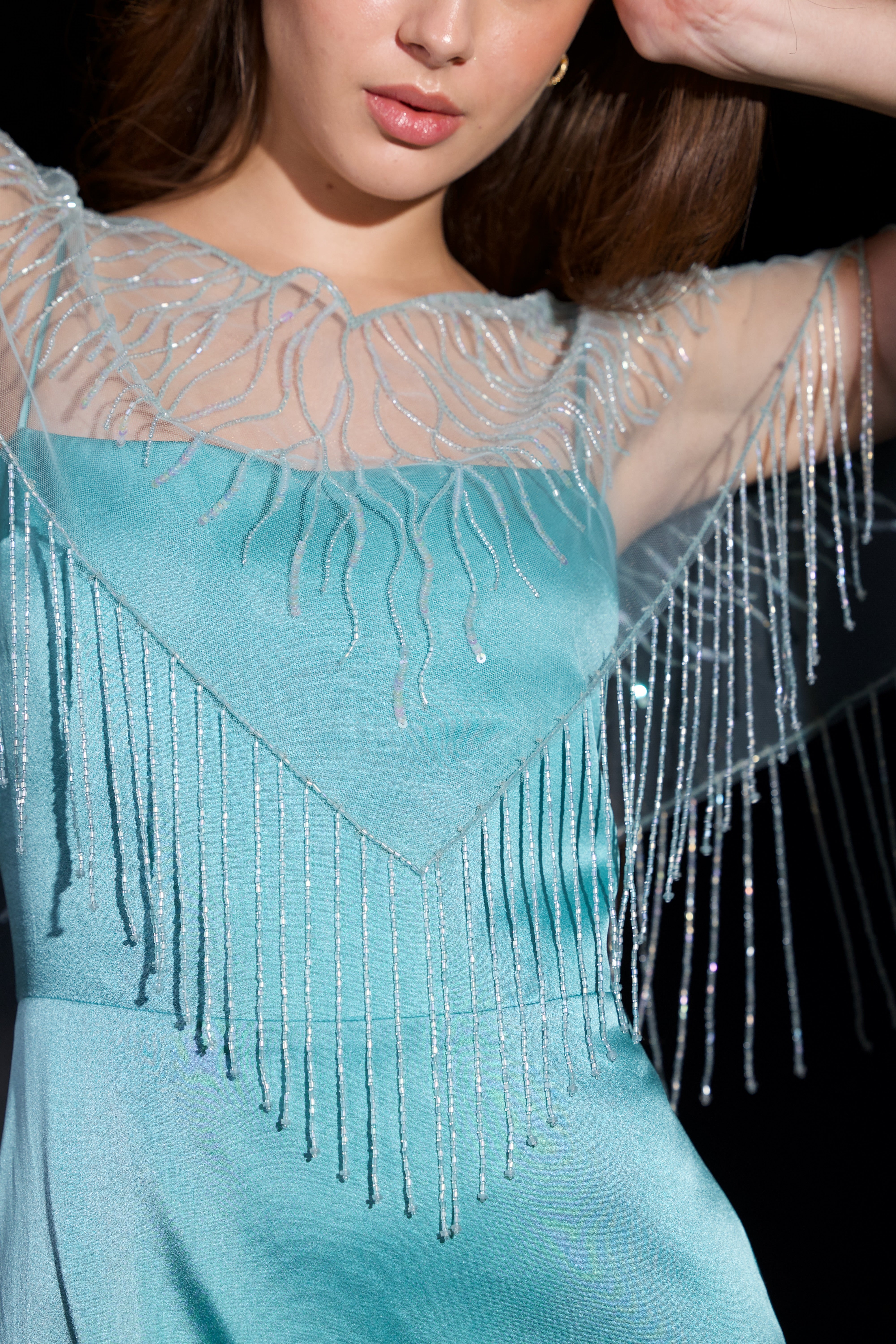 Seville Cape in Sea Foam